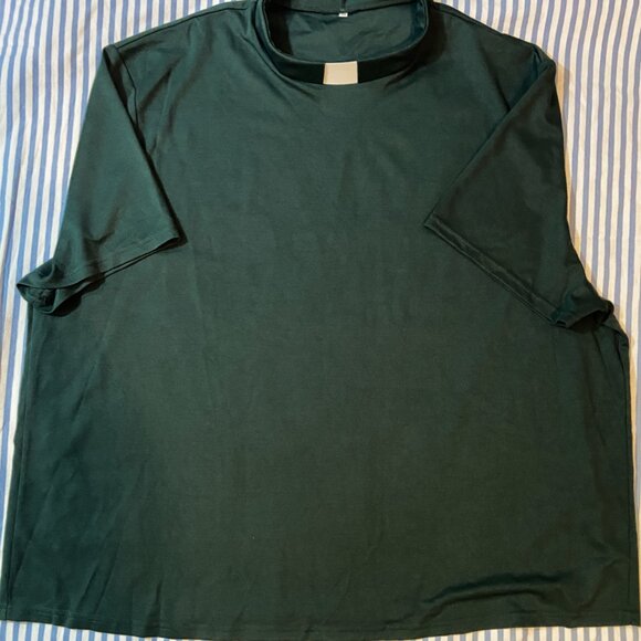 CLERGY / PASTOR DARK GREEN SHORT SLEEVE TSHIRT 2XL - Picture 3 of 3